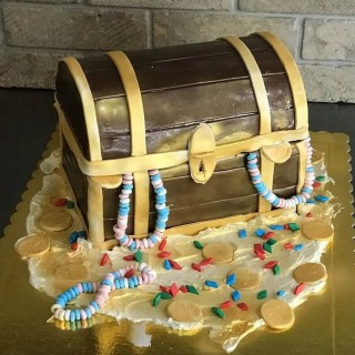 Τούρτα γενεθλίων σεντουκι θησαυρος