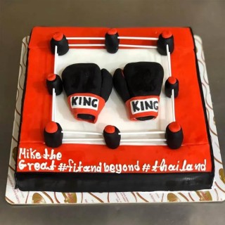 Τούρτα γενεθλίων box μποξερ